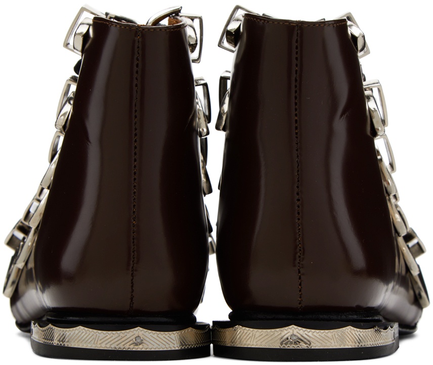 TOGA PULLA SSENSE Exclusive Brown Boots | REVERSIBLE