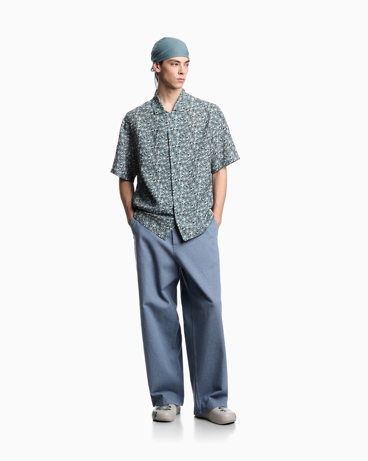 SHORT-SLEEVED VISCOSE-BLEND SHIRT WITH ALL-OVER PRINT FROM THE PEACE CAPSULE COLLECTION - 2