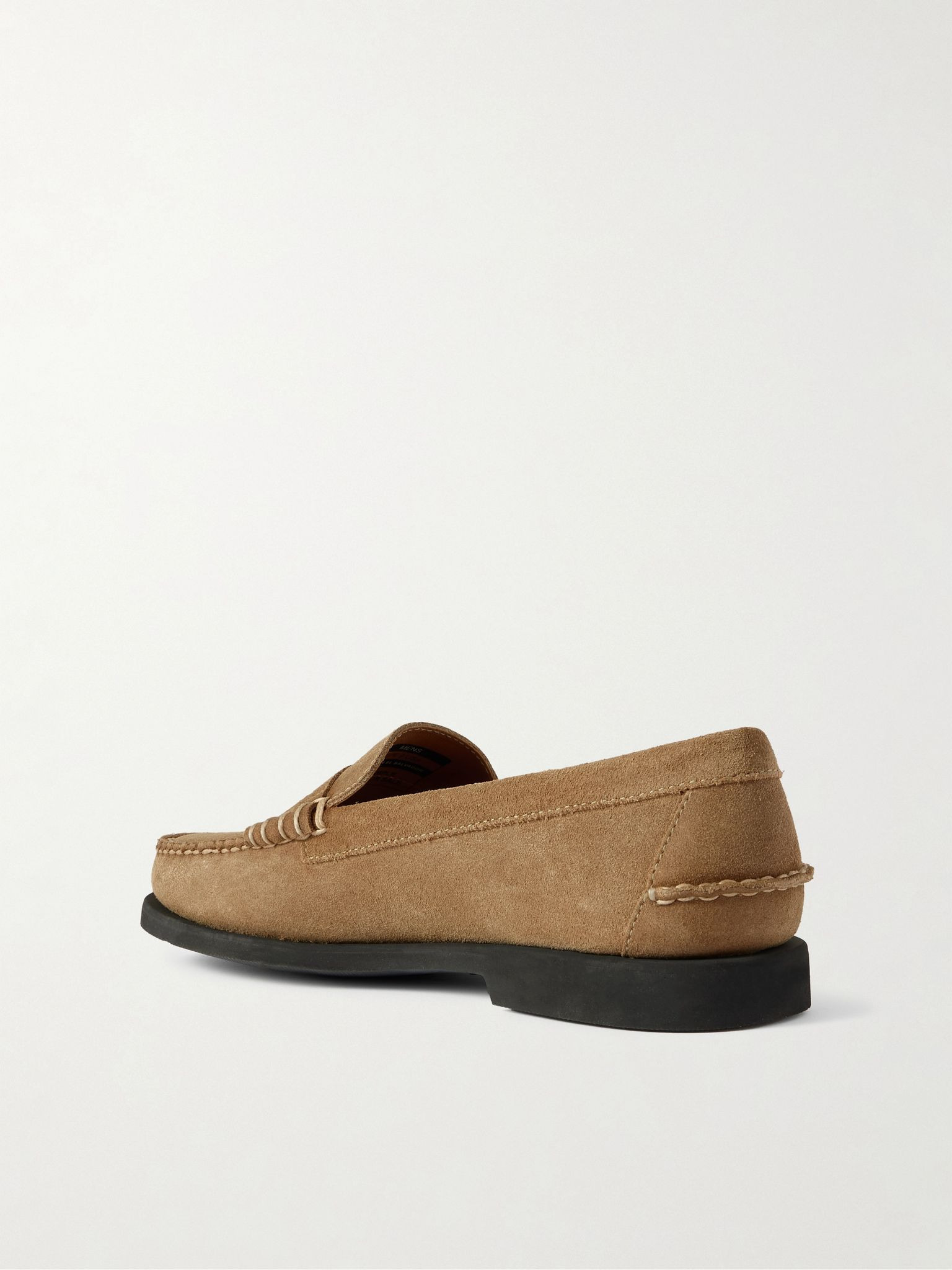 Dan Suede Penny Loafers Tan - 4