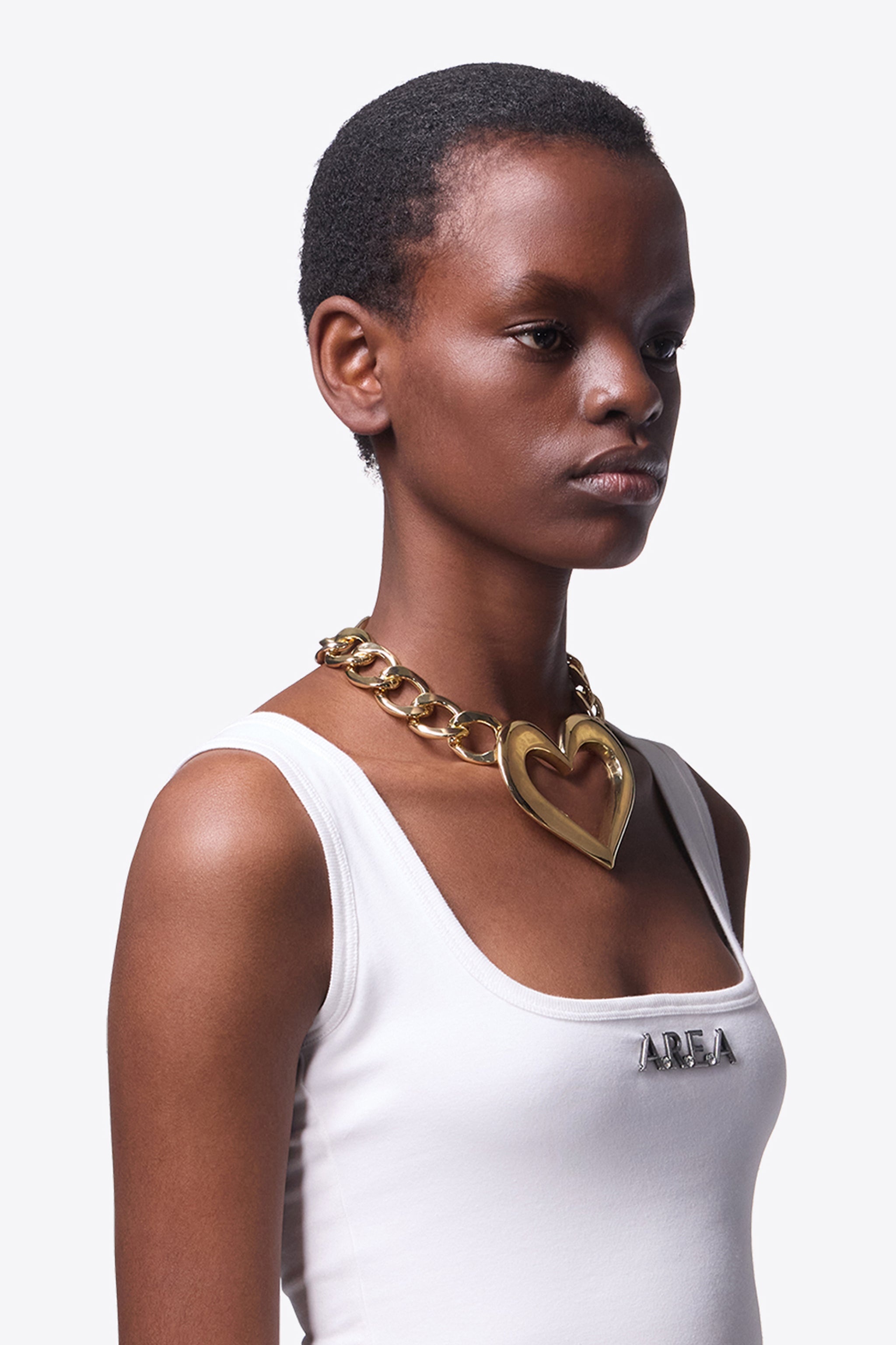 HEART CHAIN NECKLACE - 3