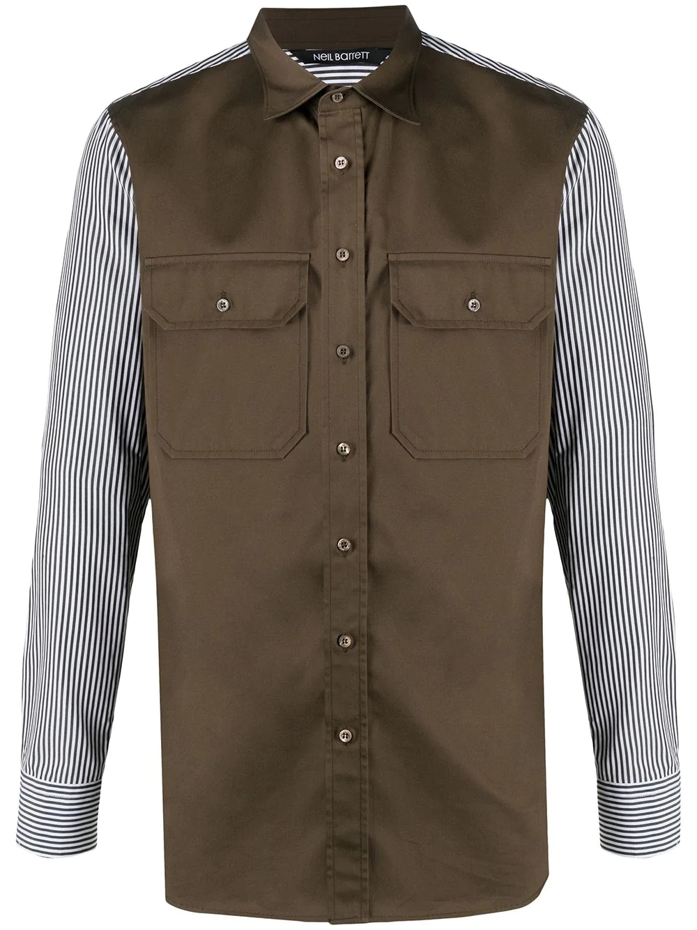 panelled field shirt - 1