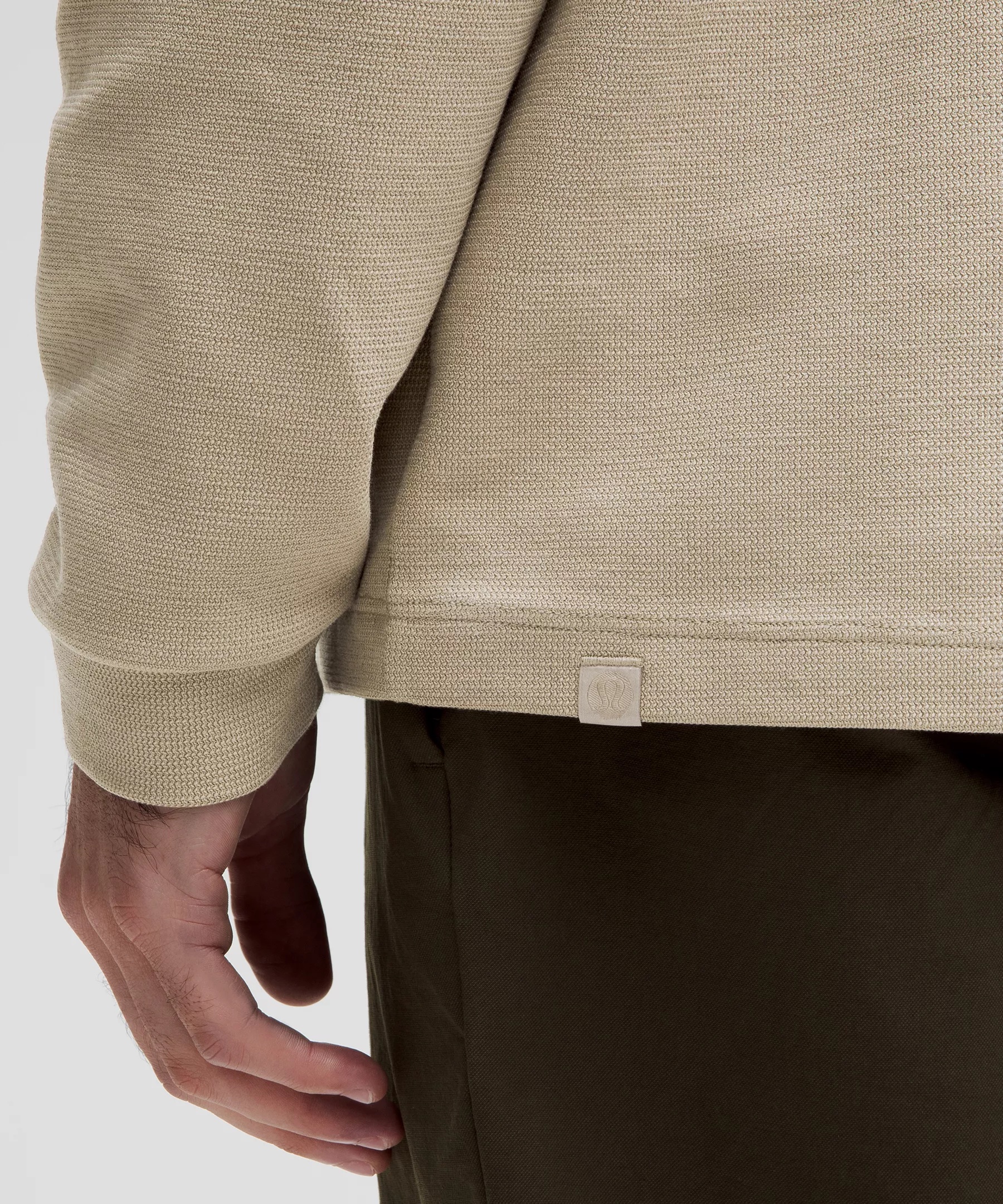 Heavyweight Cotton Textured Long-Sleeve Shirt - 5