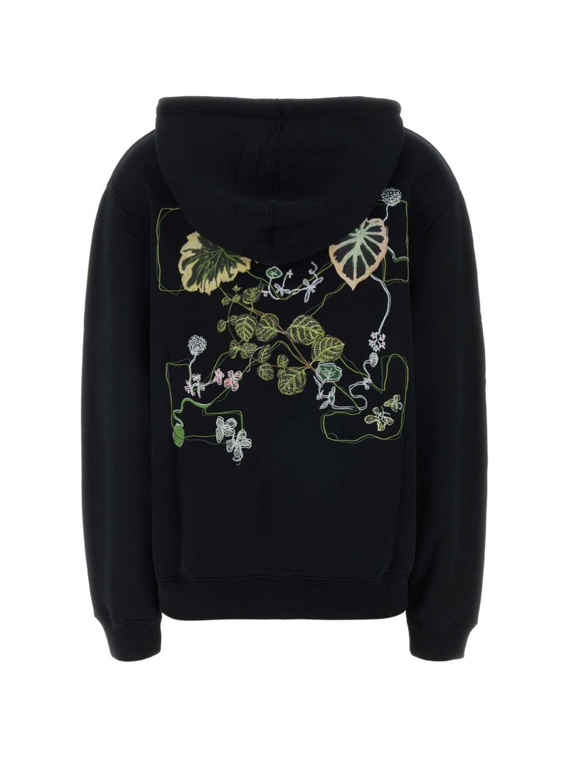 Off-White logo-detail hoodie outlook