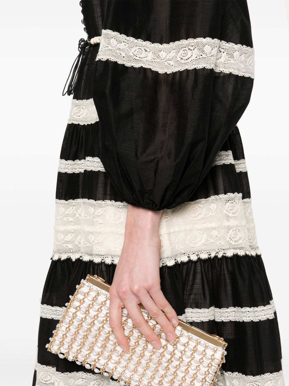 puff-sleeve dress - 5