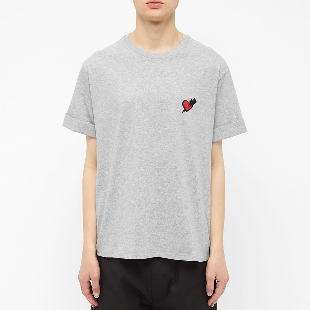 Neil Barrett Love Heart Patch Tee - 3