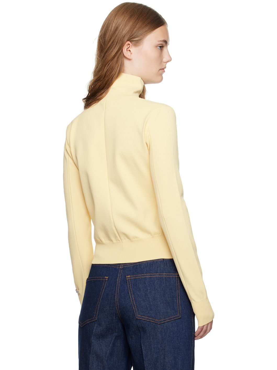 Yellow Classic Turtleneck - 3