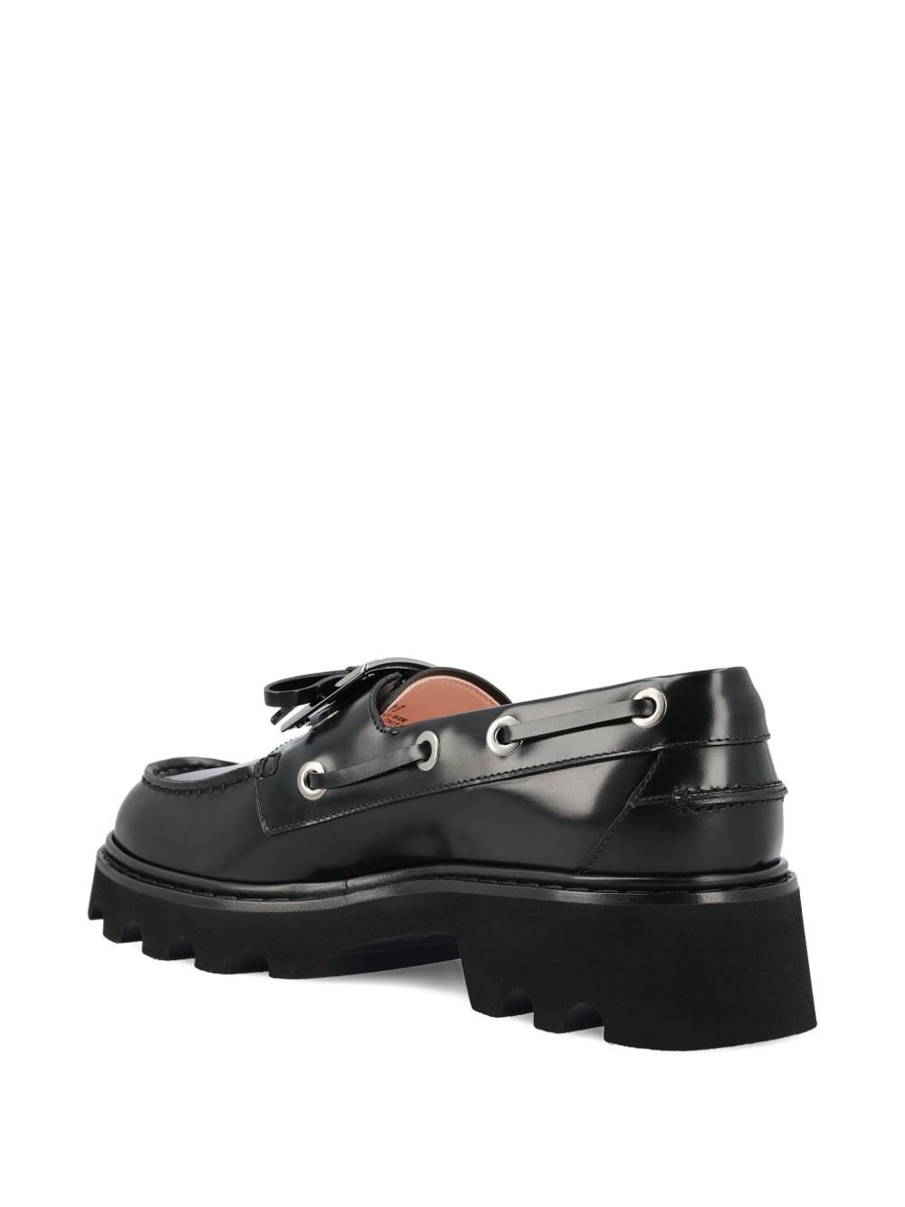 buckle-detail  loafers - 4