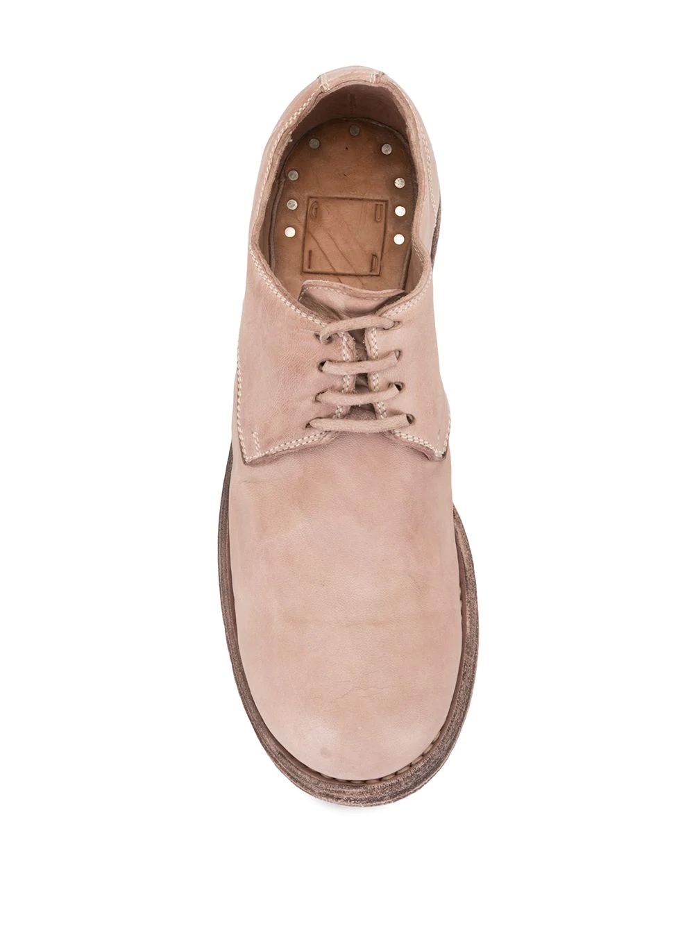 suede lace-up shoes - 4