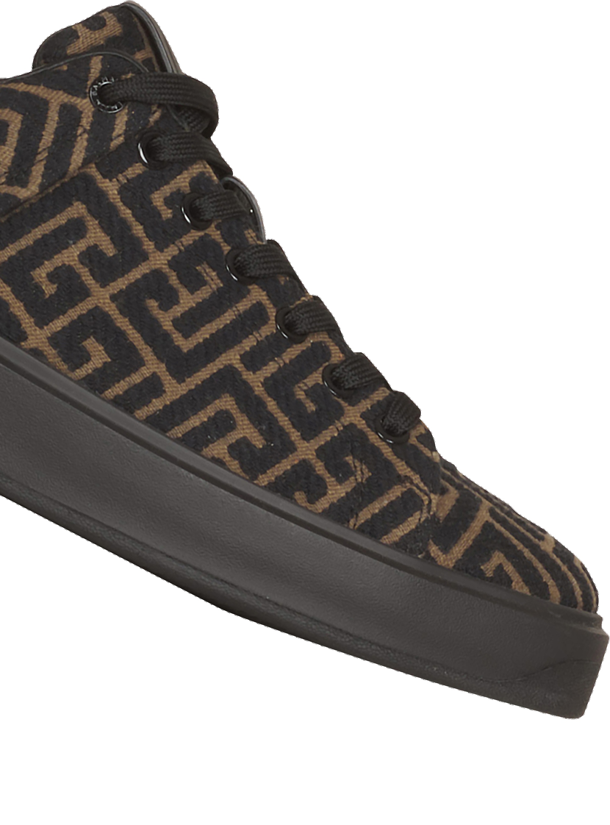 Monogram jacquard B-Court sneakers - 6