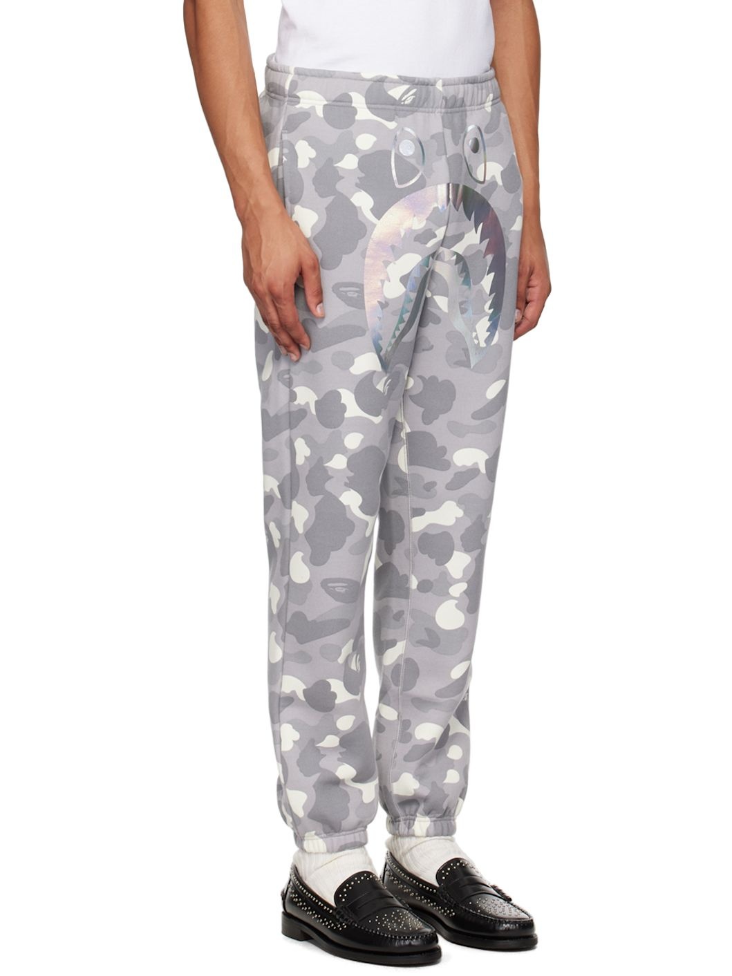 Gray City Camo Shark Sweatpants - 2