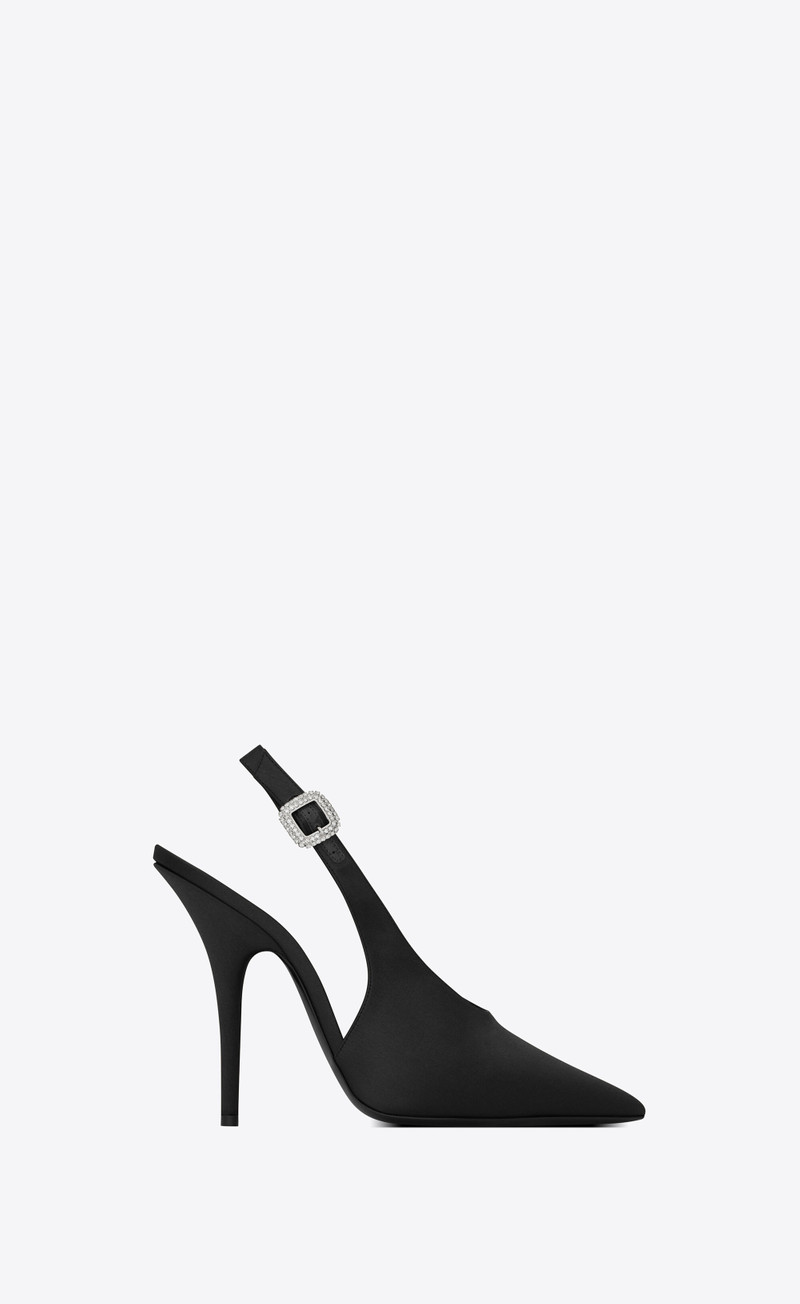 yasmeen slingback pumps in silk satin 1