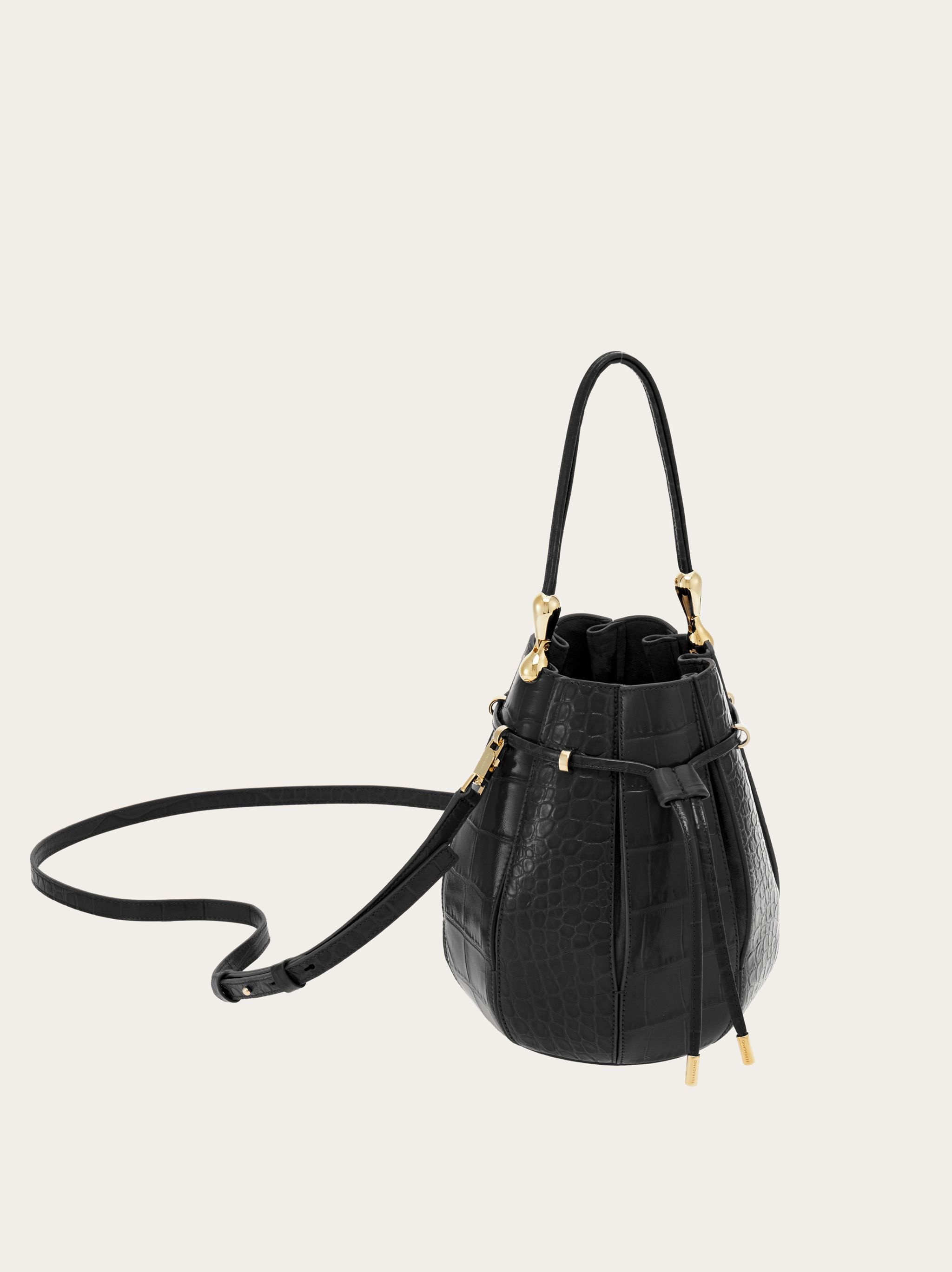 Bucket bag with inlays (M) - 6