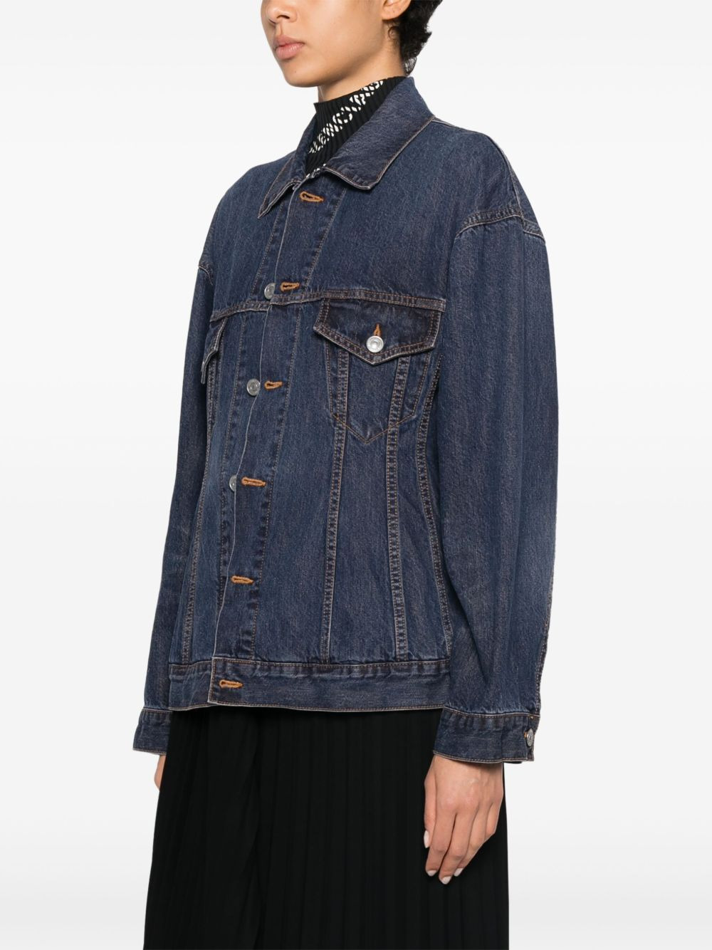 Hourglass fitted denim jacket - 3