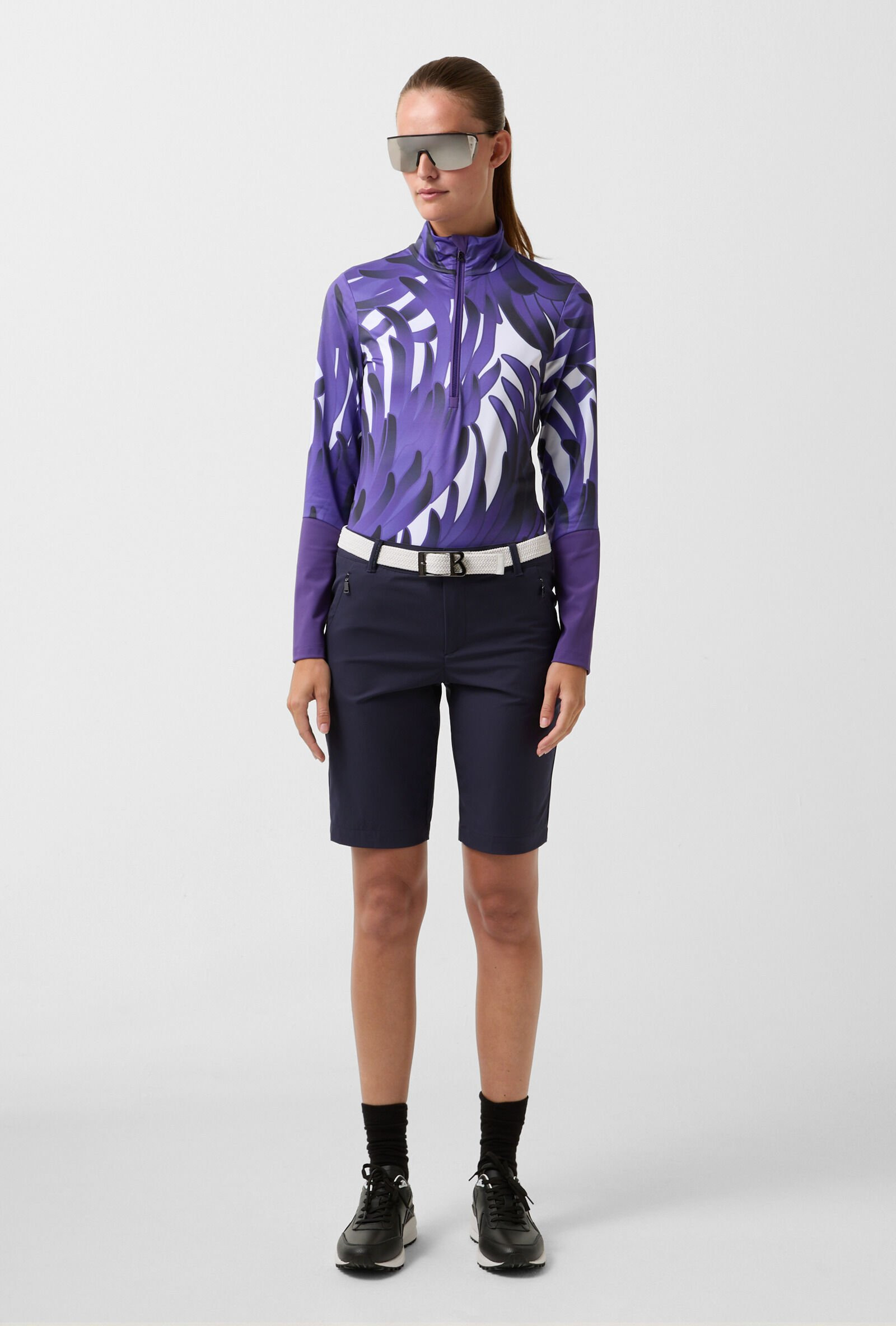 Lani functional shorts in Navy blue - 4