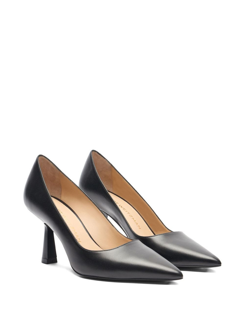 Stuart Weitzman 75mm Stuart Sculpt 75 pointed-toe sculpted-heel pumps outlook