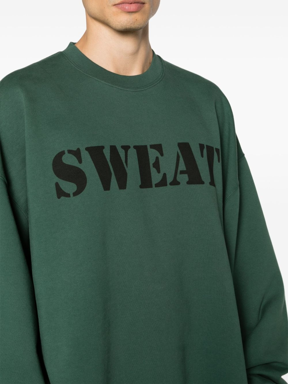Sweat cotton-blend sweatshirt - 6