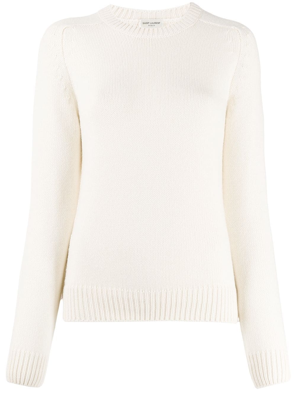 relaxed ribbed detail jumper - 1