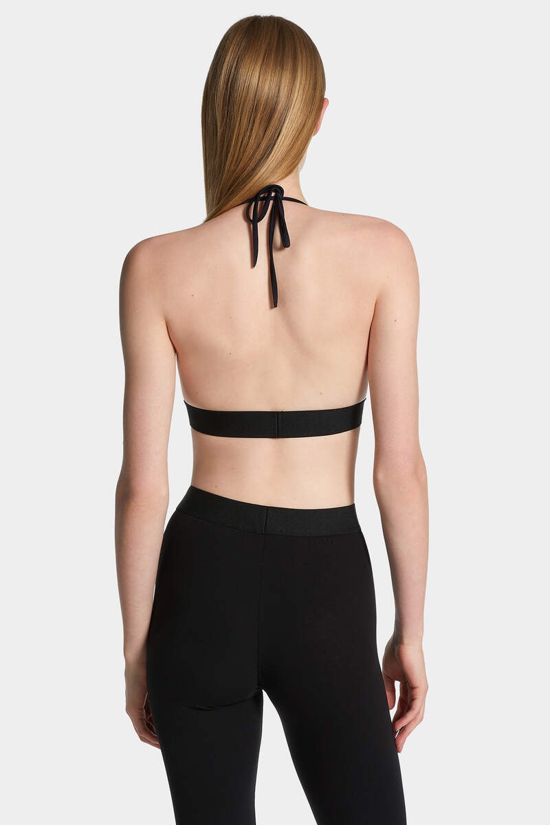 DSQUARED2 LOGO BAND TRIANGLE TOP - 4