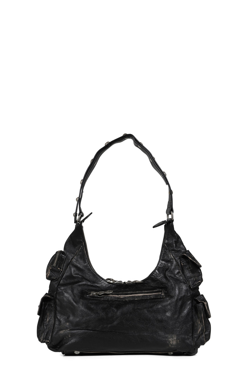 Thug Club WASHED LEATHER MULTI POCKET BAG / BLK outlook