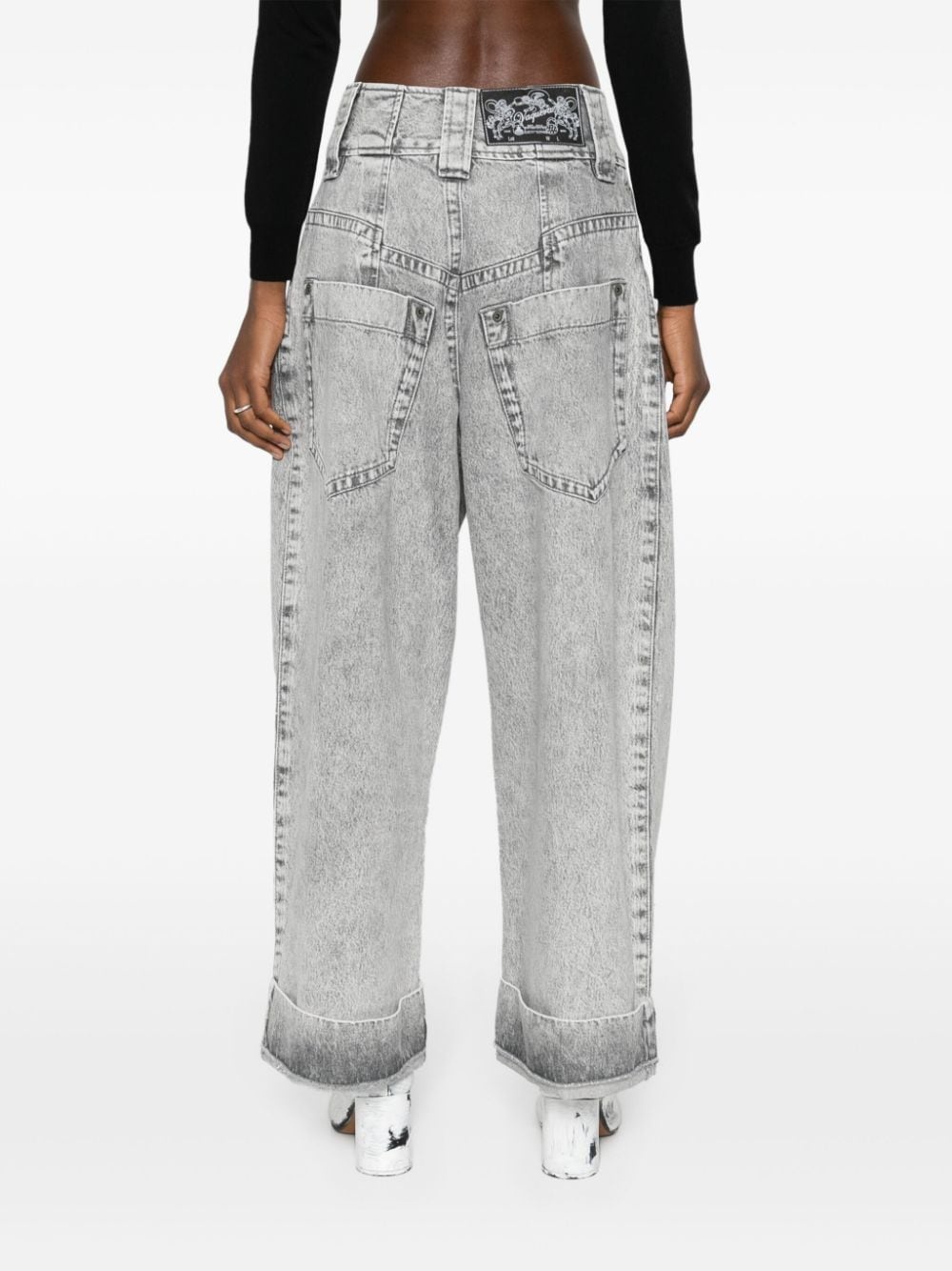Baby low-rise wide-leg jeans - 4
