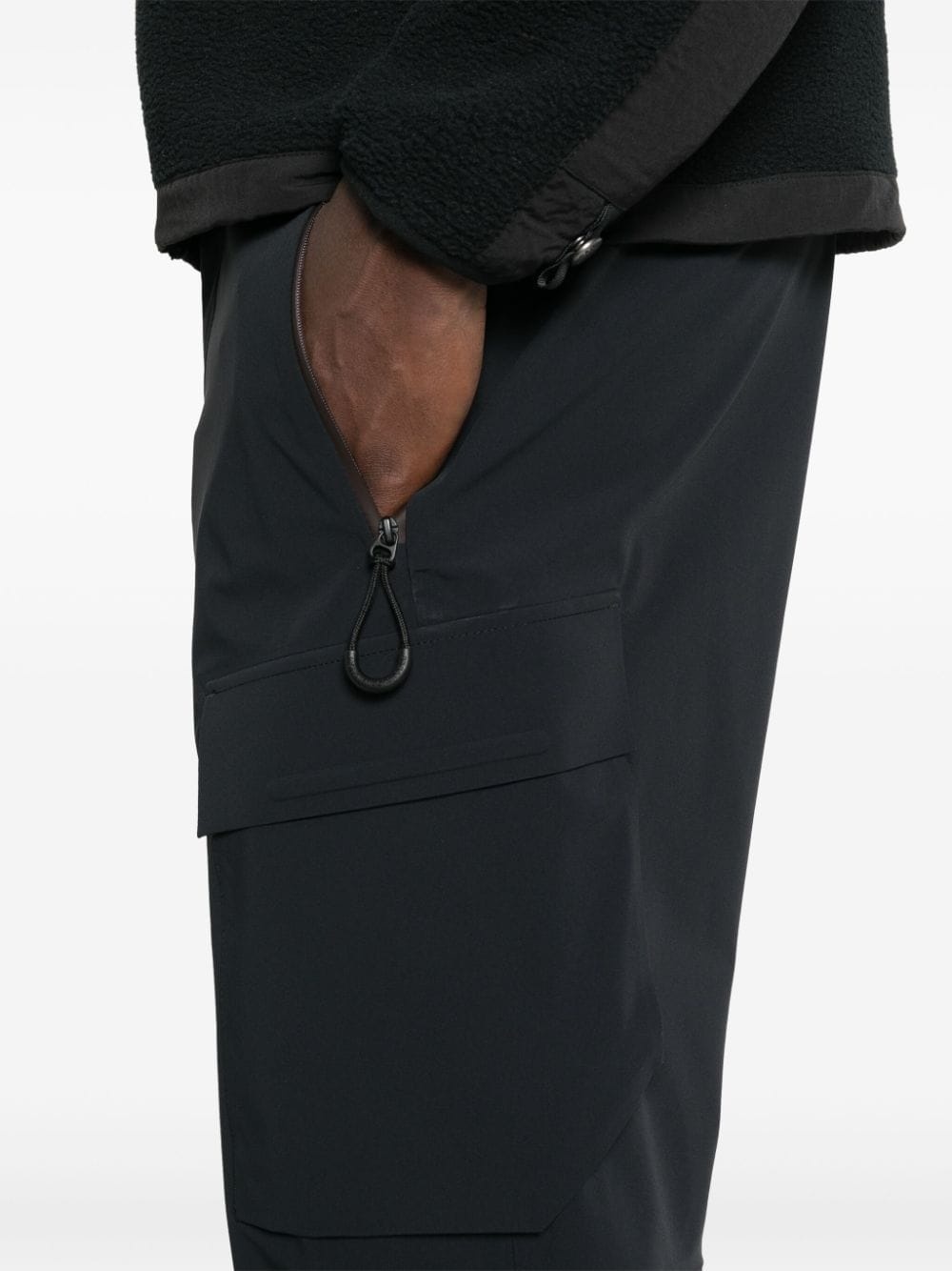 rubberised-logo track pants - 5