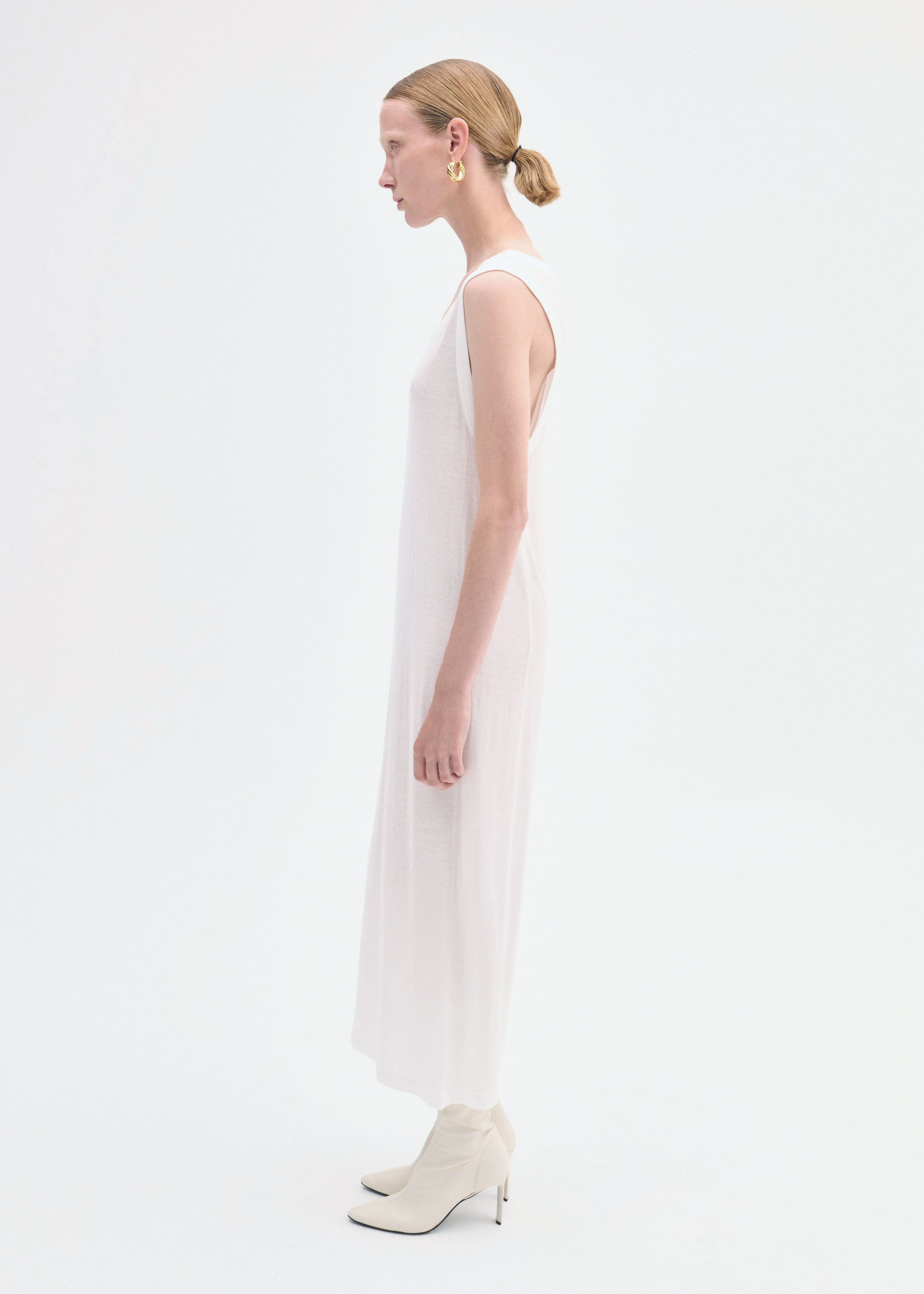 Tank Dress in Slub Jersey - 4