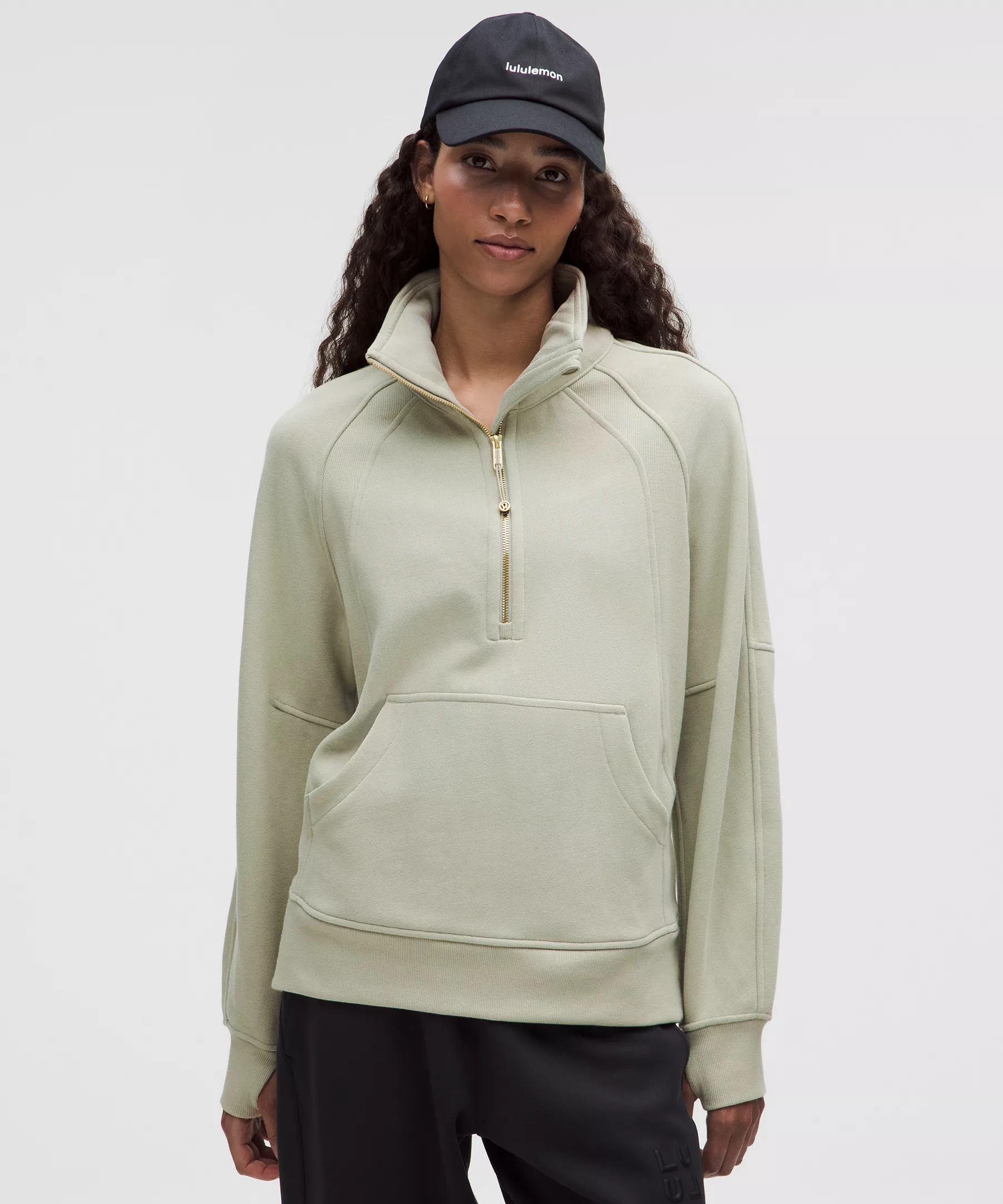 Scuba Oversized Funnel-Neck Half Zip *Long - 1