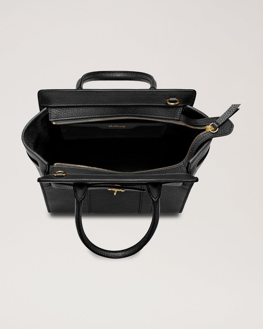 Mini Zipped Bayswater Black Small Classic Grain - 4