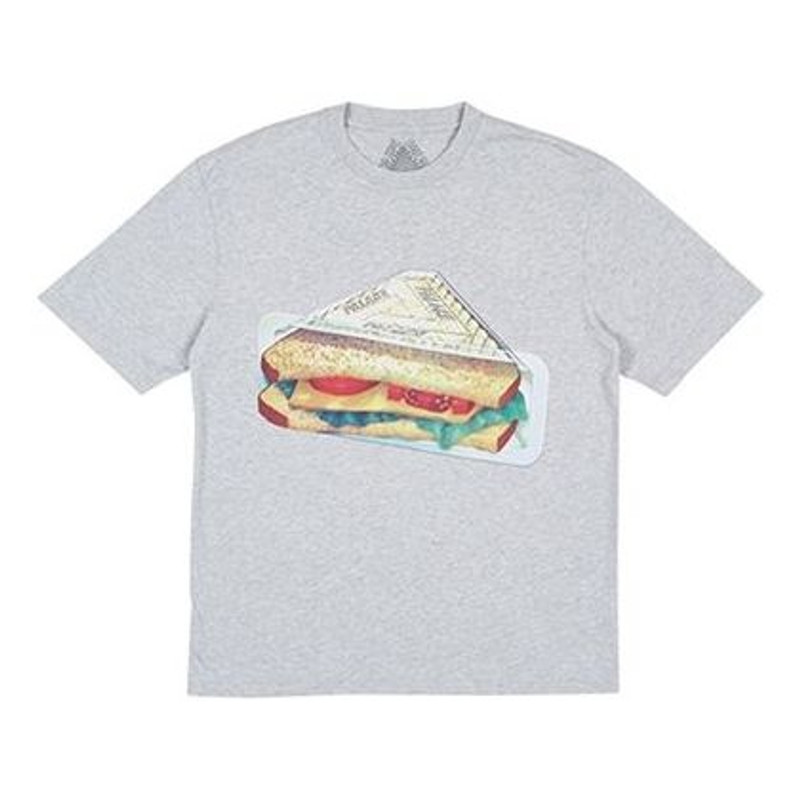 PALACE Plow Mans Grey Marl Triangle Pattern Short Sleeve Unisex PAL-SS18-063 - 1