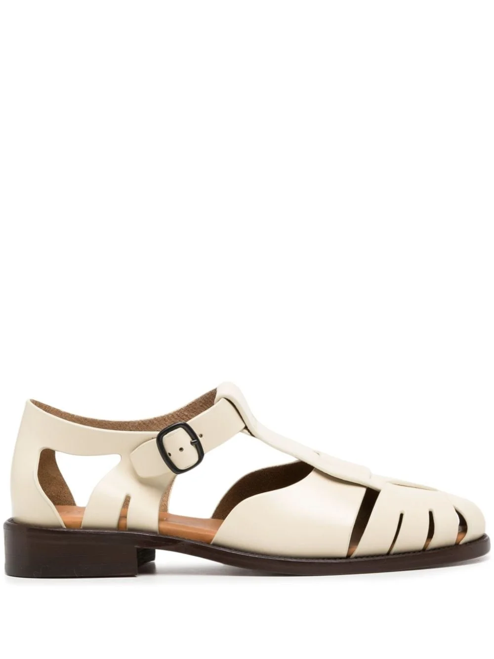 Pesca cut-out leather sandals - 1