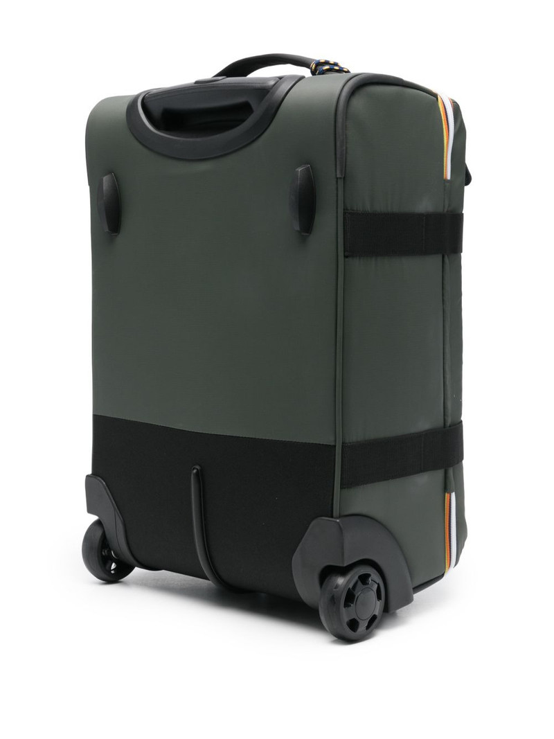 K-WAY Blossac logo-patch luggage outlook