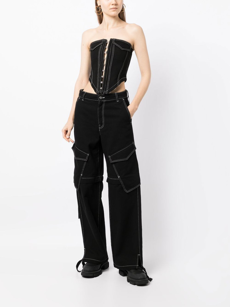 pocket denim corset 6