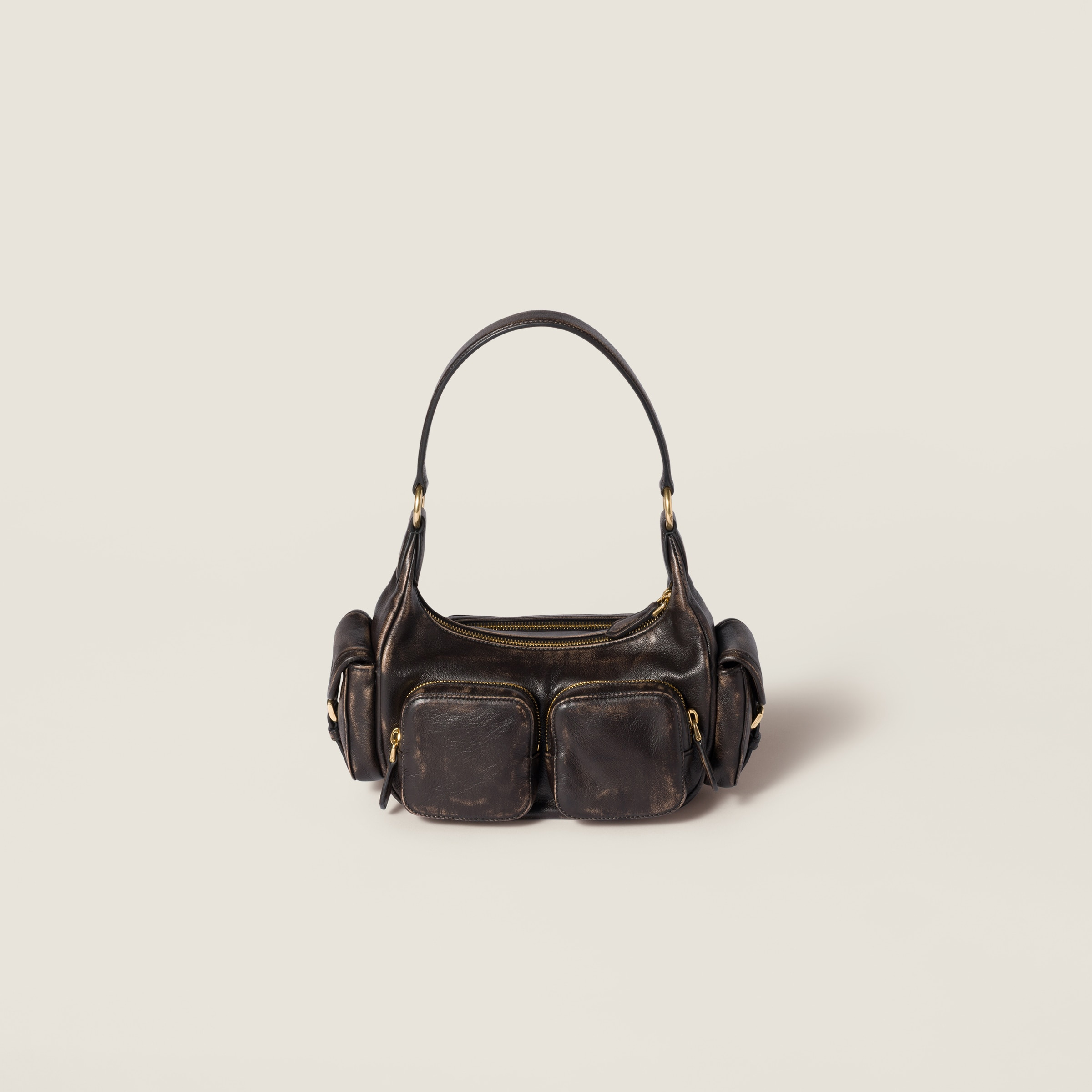 Pocket nappa leather bag - 3