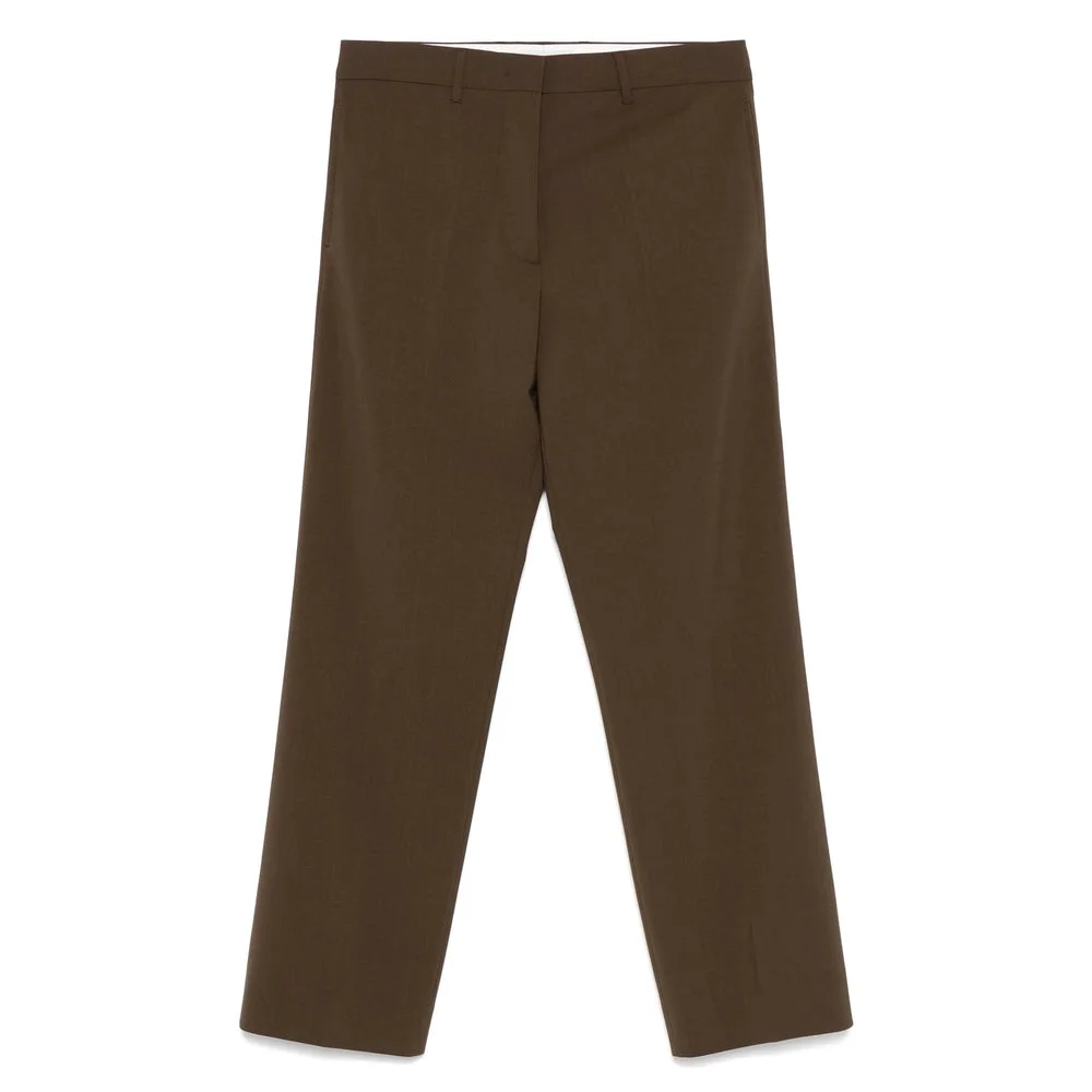 Miu Miu Brown Trousers - Straight Trousers Women - 1