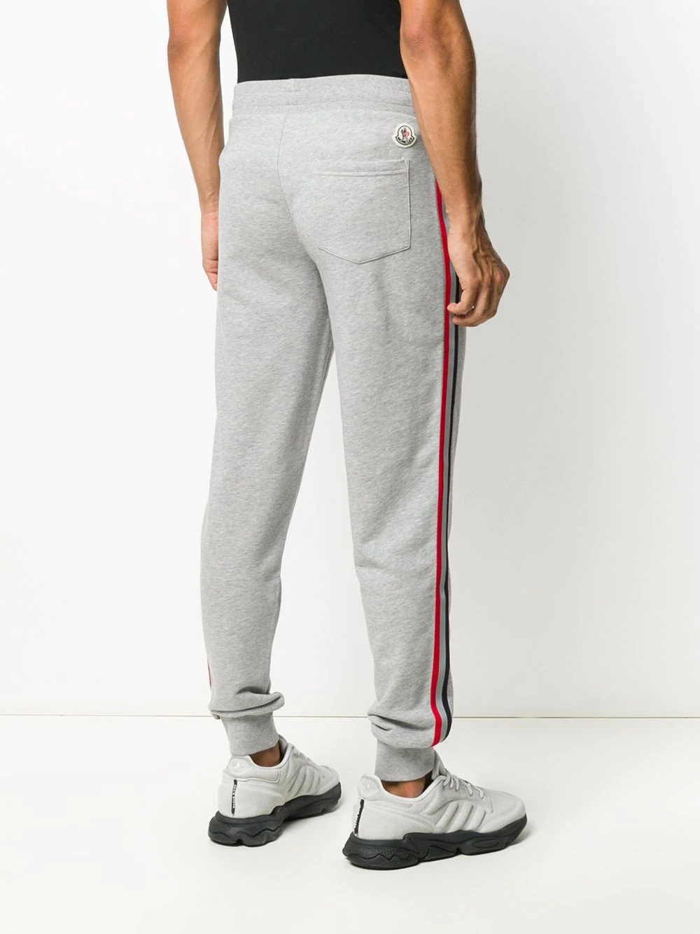 side stripe track pants - 4