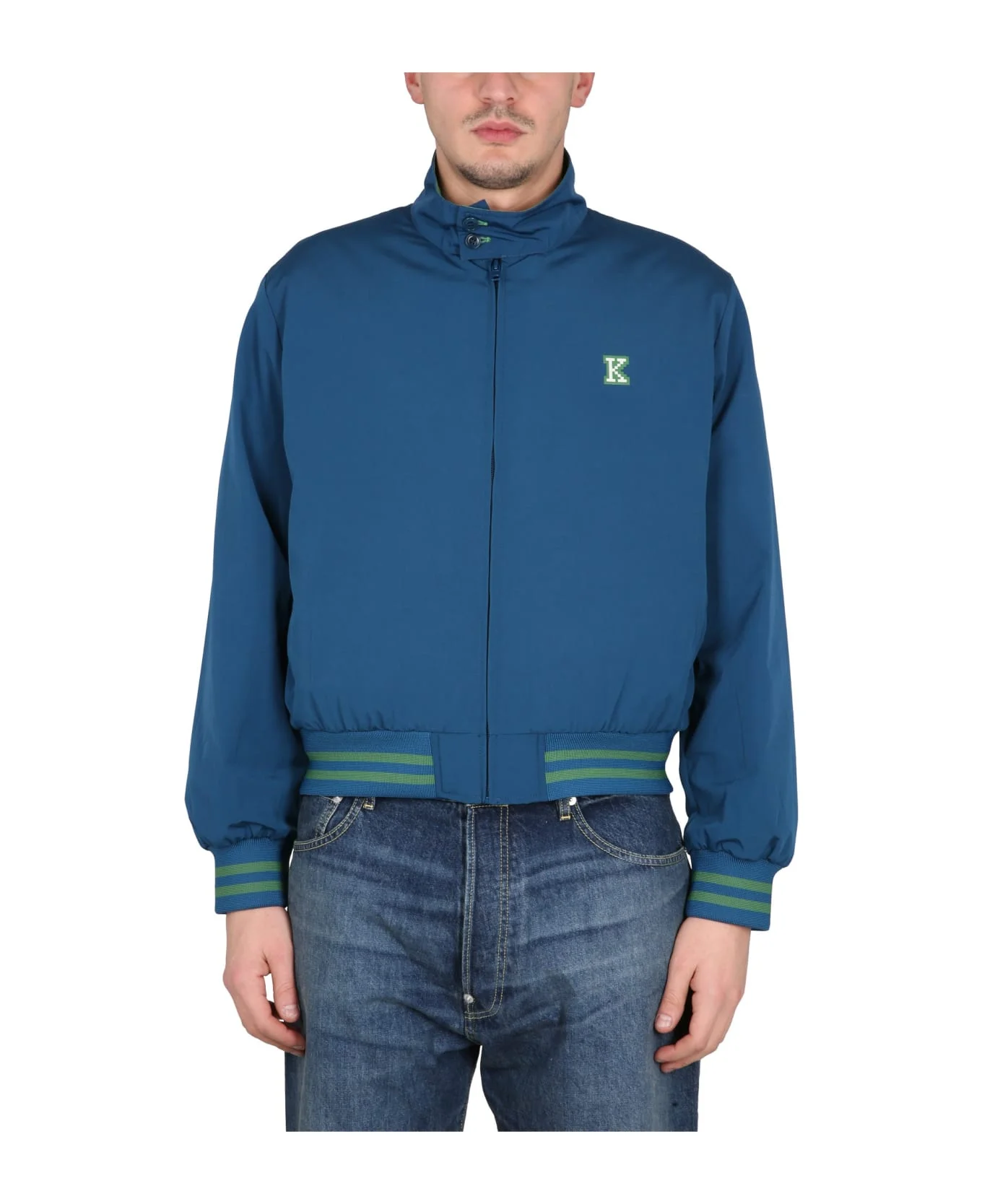 Nylon Bomber Jacket - 1