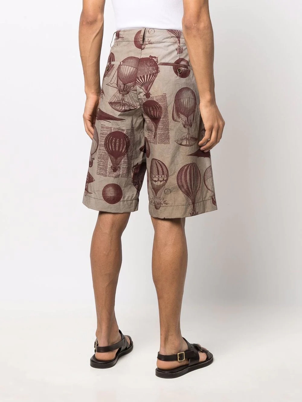 hot air balloon-print bermuda shorts - 4