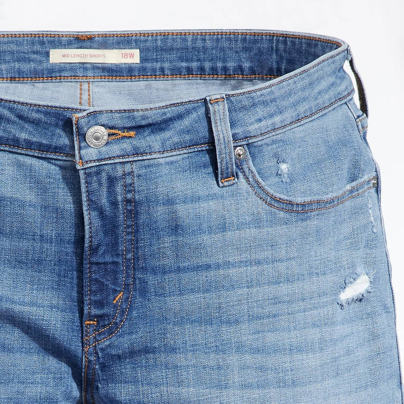 MID LENGTH WOMEN'S SHORTS (PLUS SIZE) 5