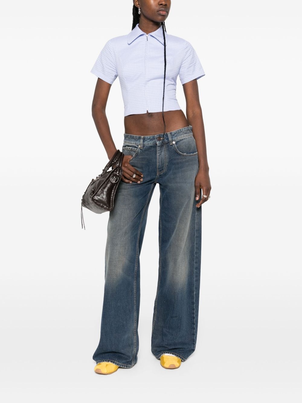 logo-patch jeans - 2
