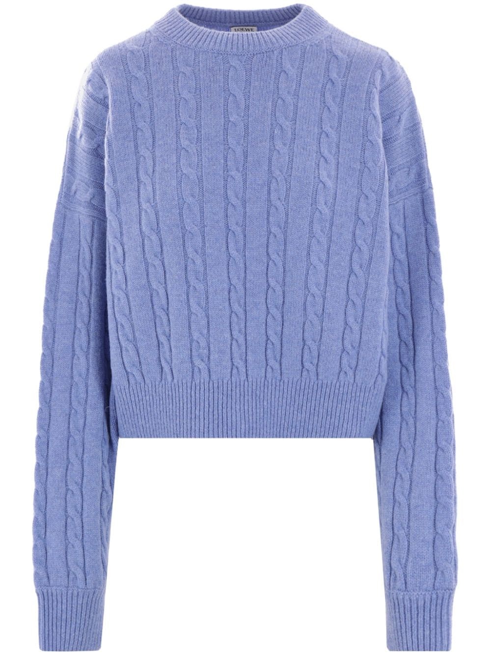 cable-knit jumper - 1