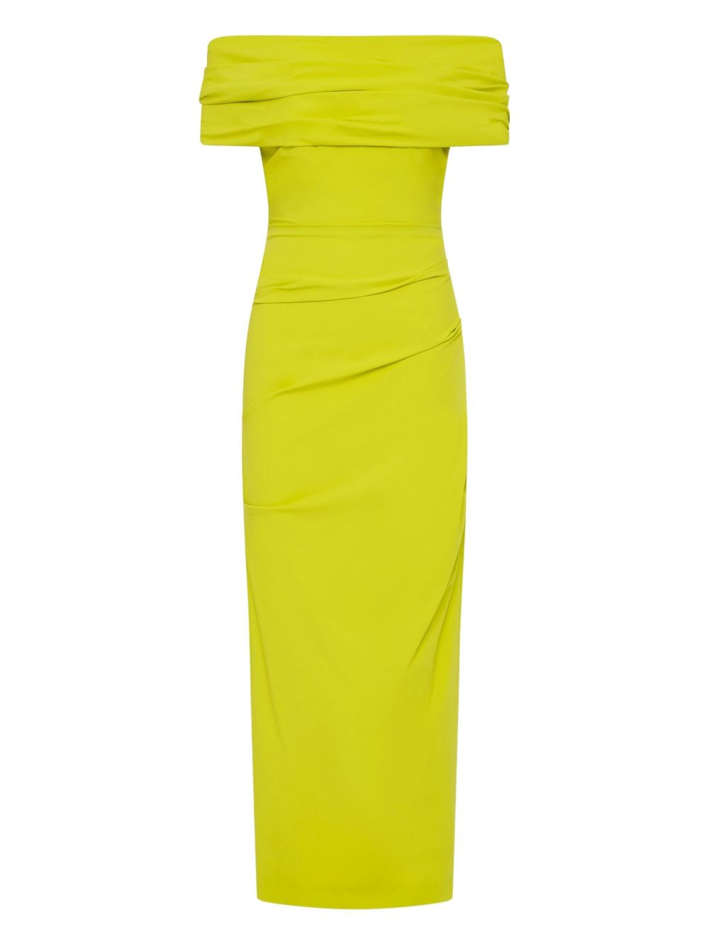 Camille off-shoulder draped maxi dress - 1
