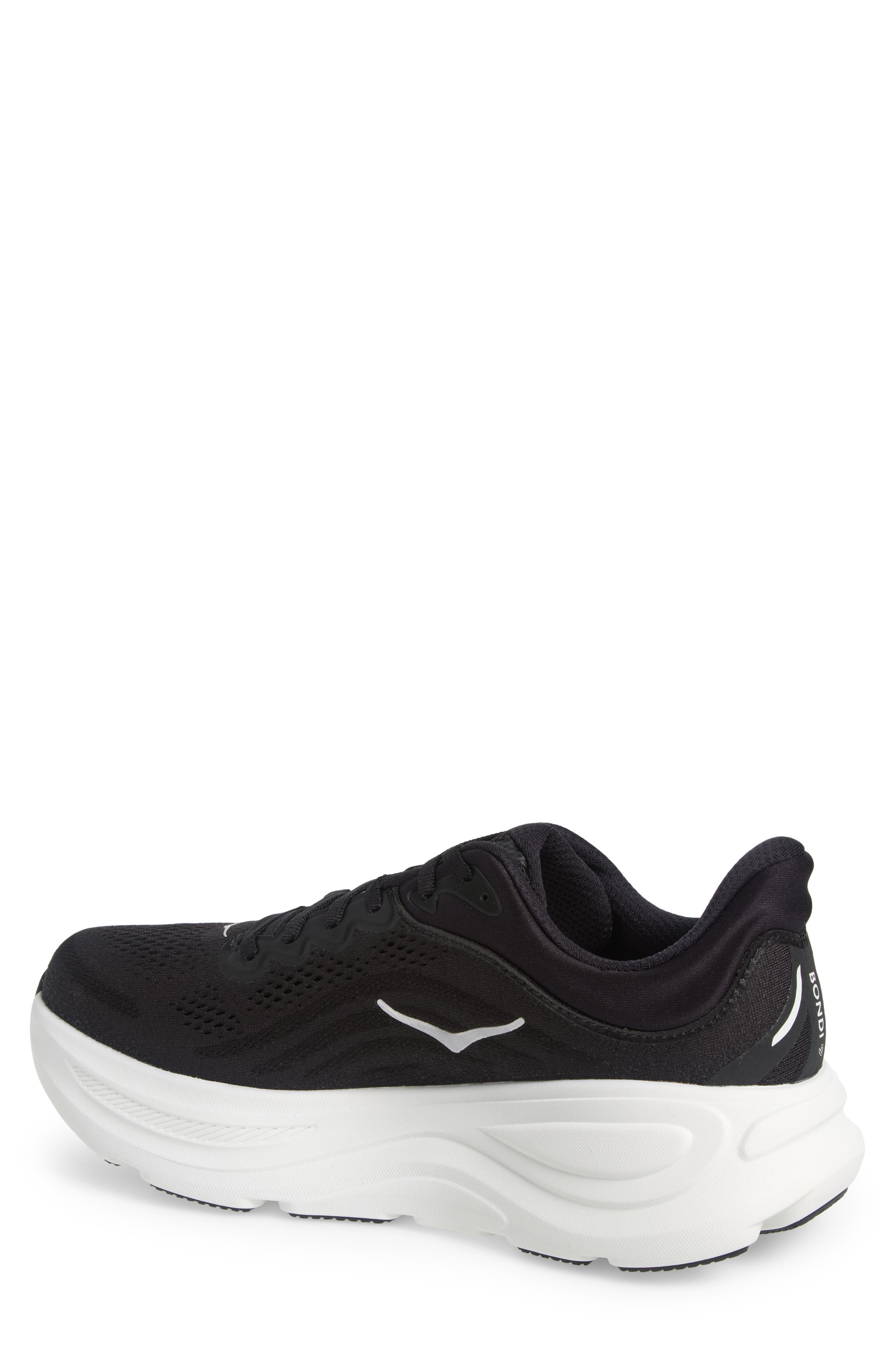 HOKA Bondi 9 Running Shoe in Black /White at Nordstrom - 2