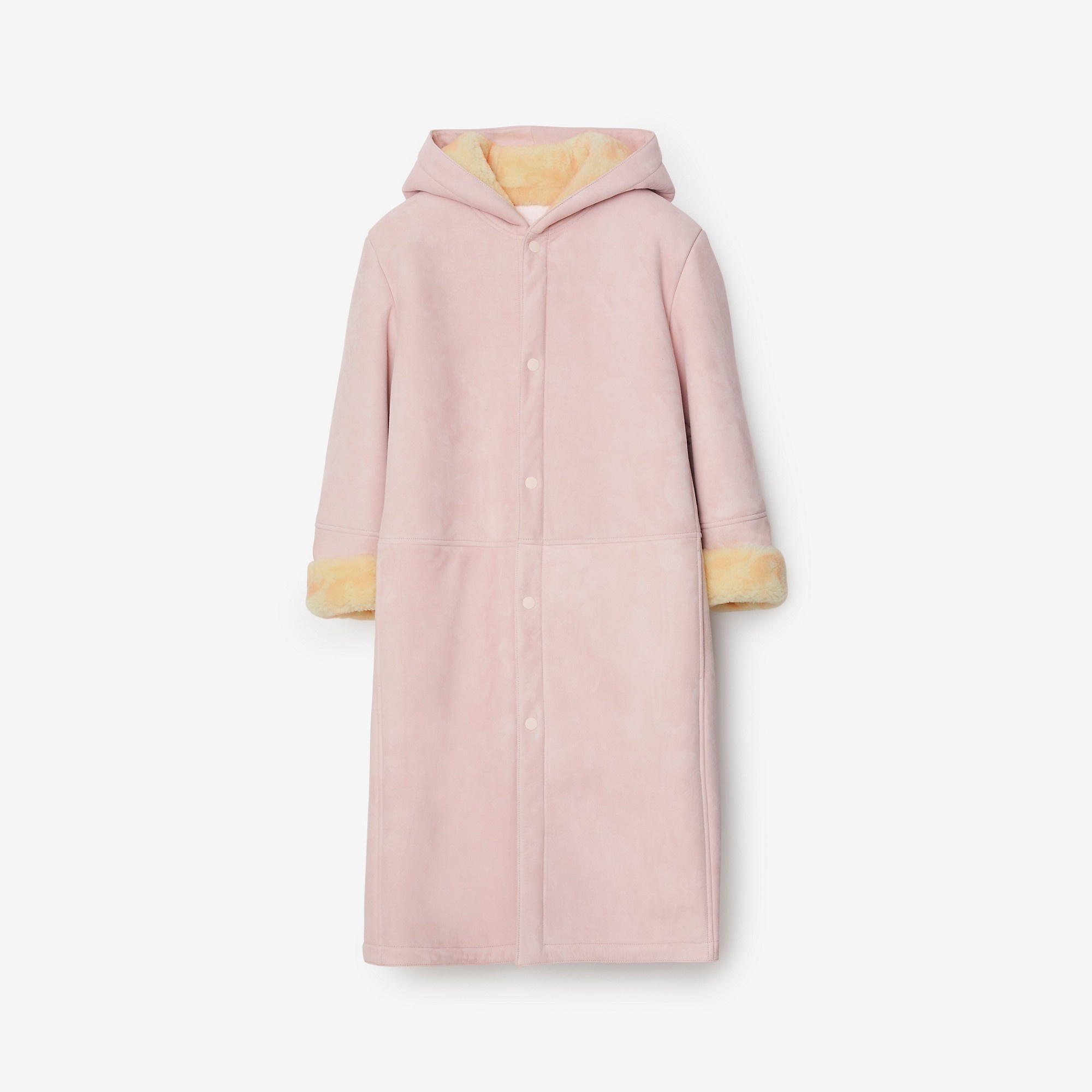 Suede and Shearling Coat - 1