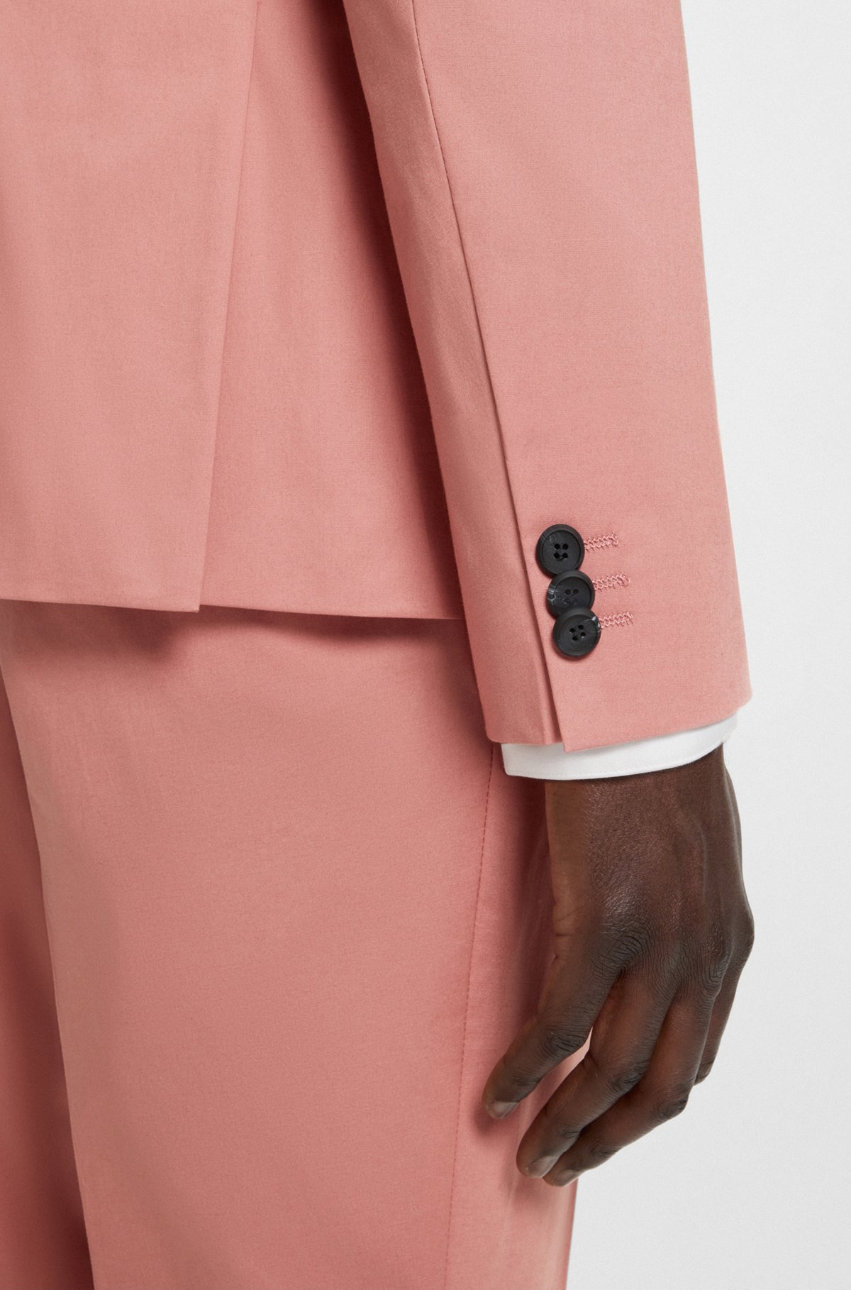 EXTRA-SLIM-FIT JACKET IN PAPER-TOUCH STRETCH COTTON - 6