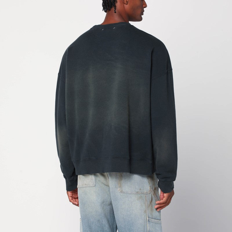 Golden Goose Distressed faded black sweatshirt - 2