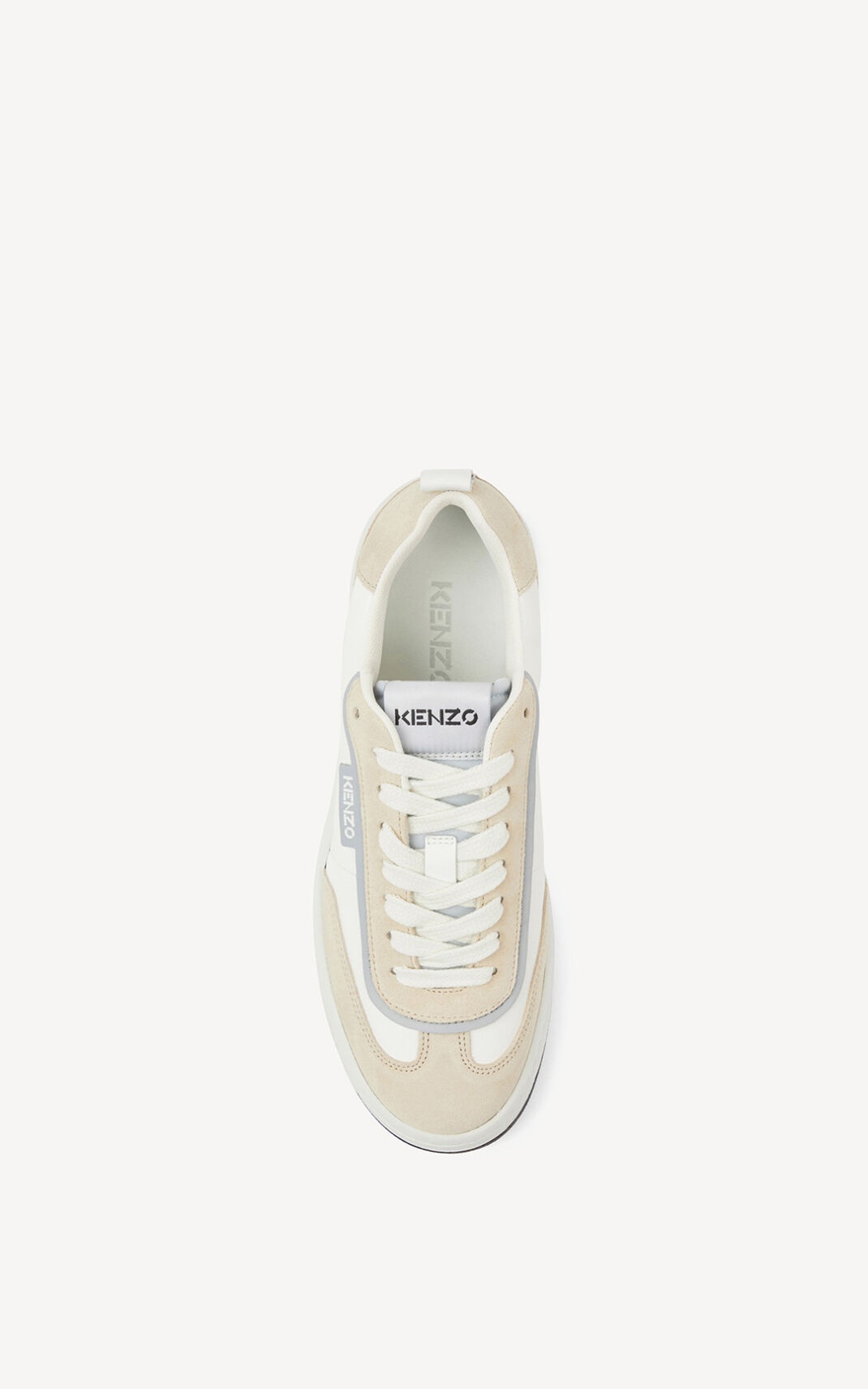 KENZO Kourt 80 leather trainers - 4
