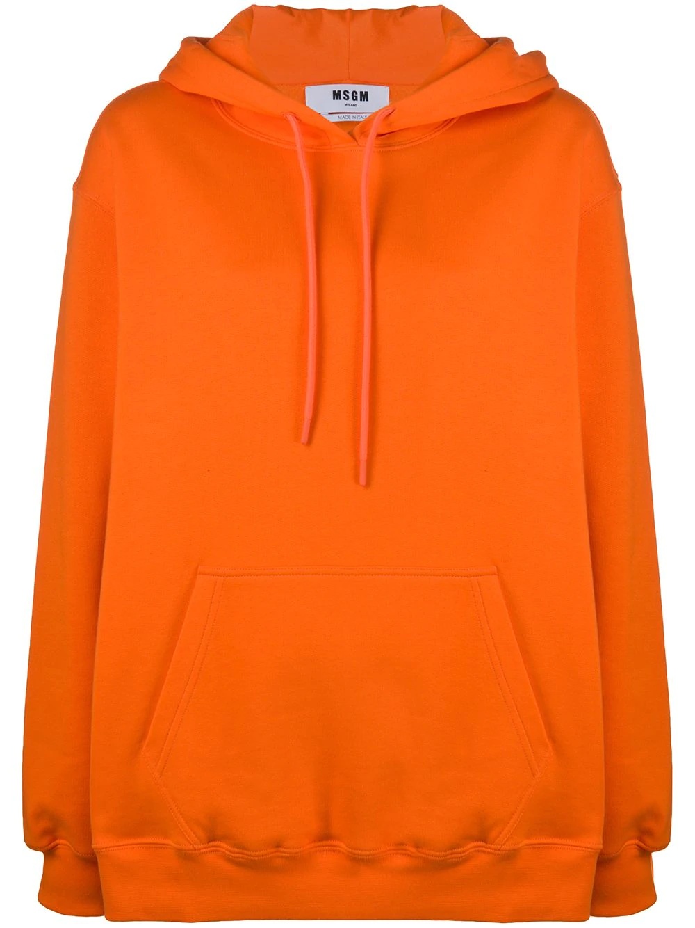 logo-print hoodie - 1