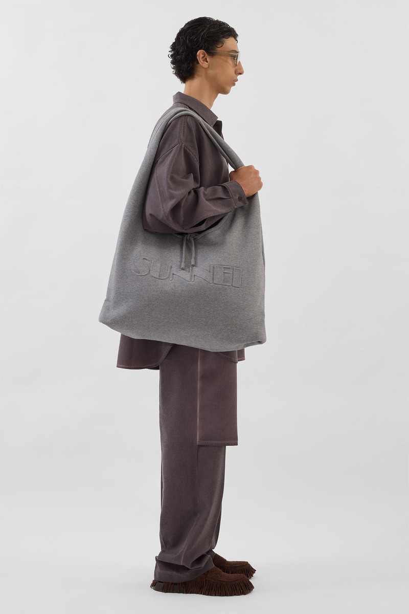 LONG PANTA SKIRT / plum 5