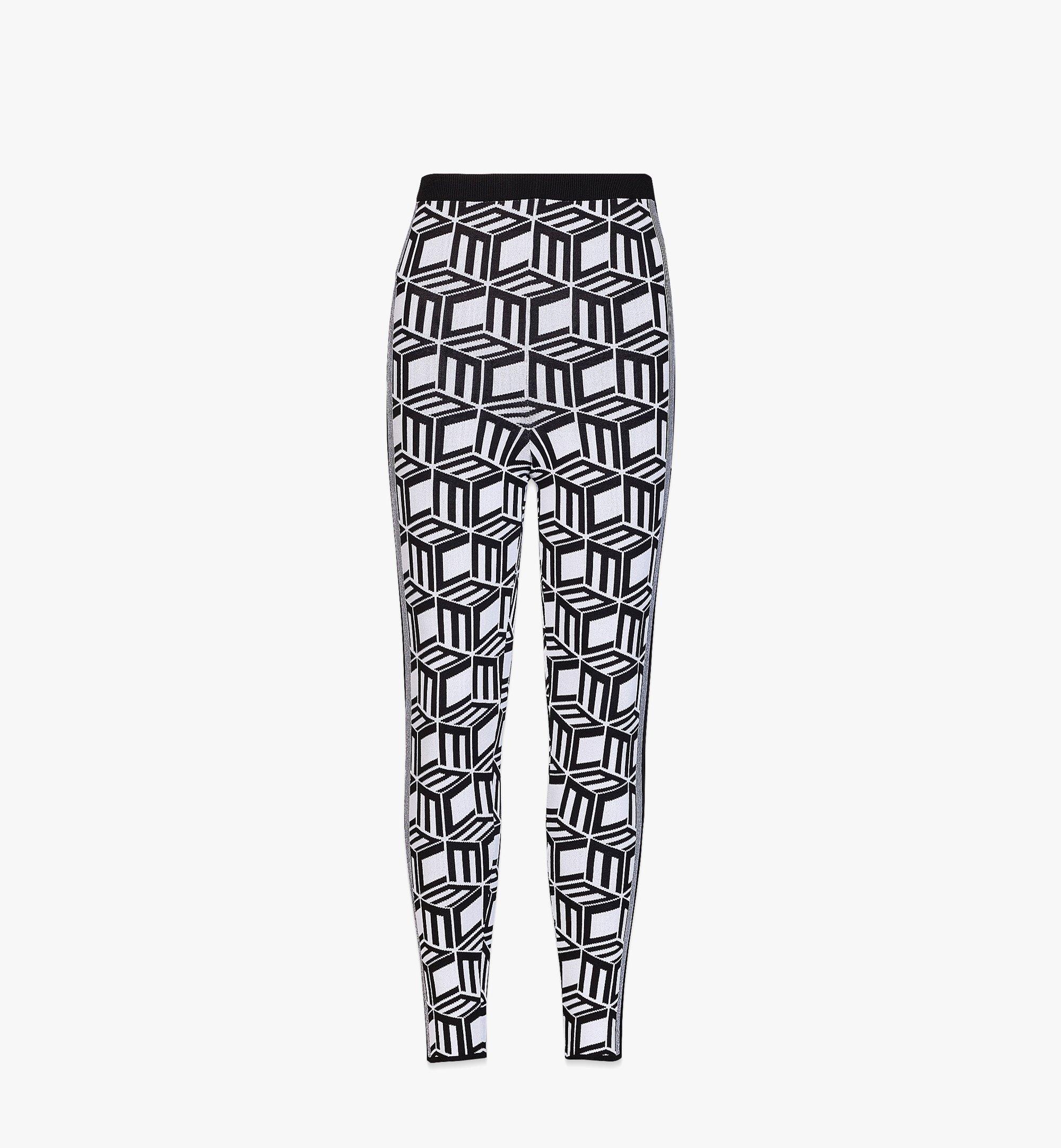 Women’s Après-Ski Cubic Monogram Knit Leggings - 1