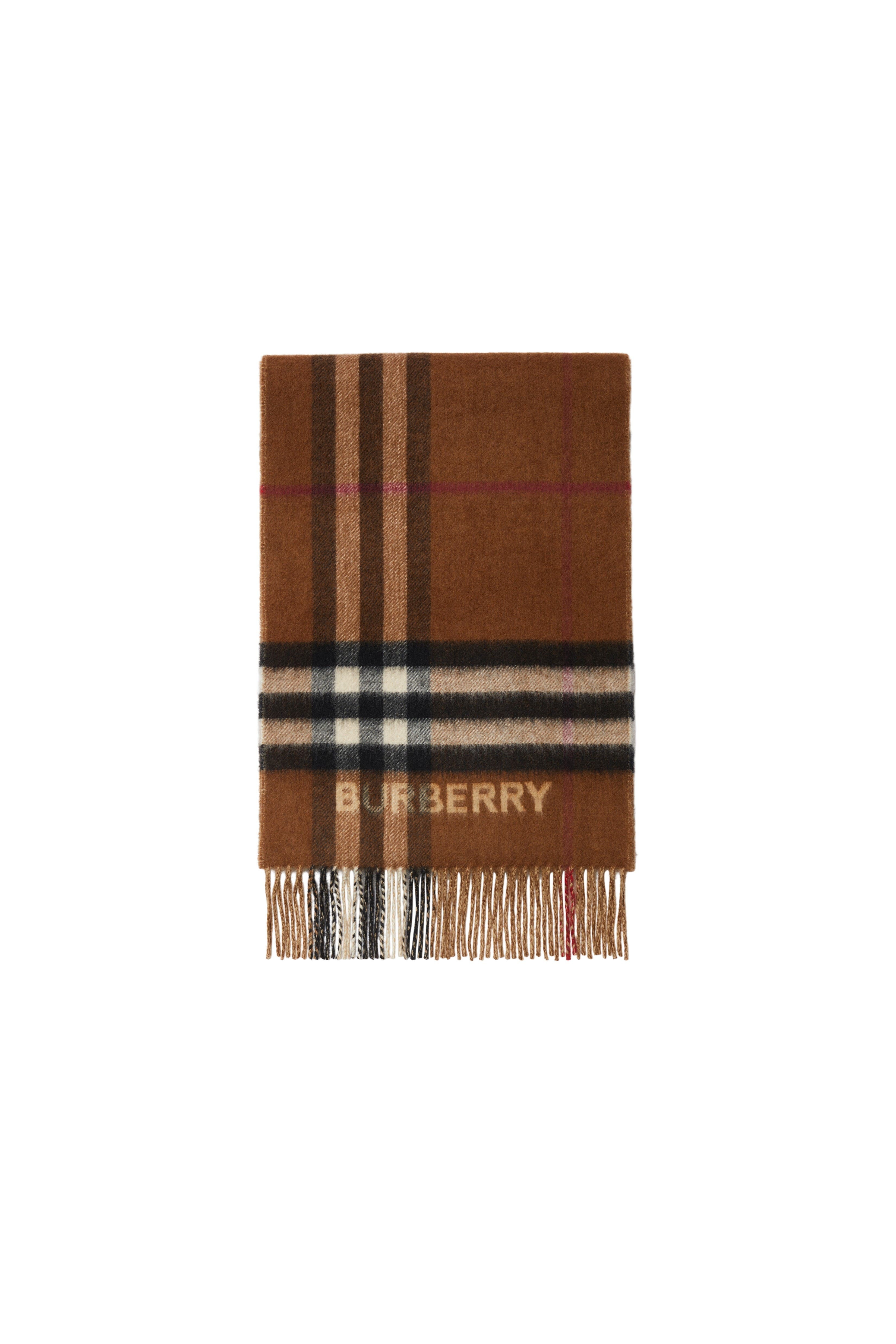 burberry Contrast Check Cashmere Scarf in Archive Beige/birch Brown at Nordstrom - 4